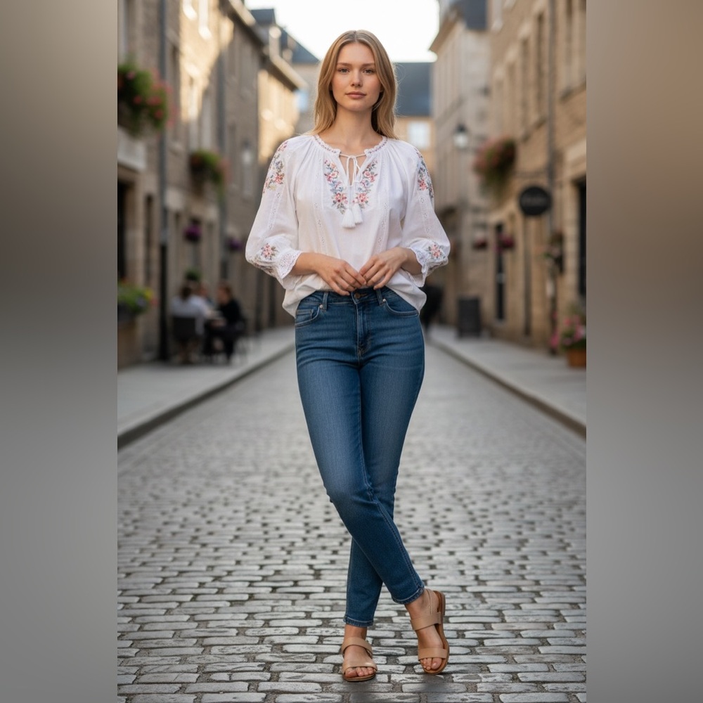 Level 99 Lily Skinny Straight Jeans Size 24